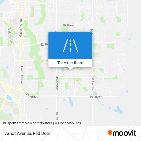 Arnot Avenue map