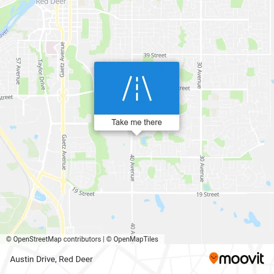 Austin Drive map