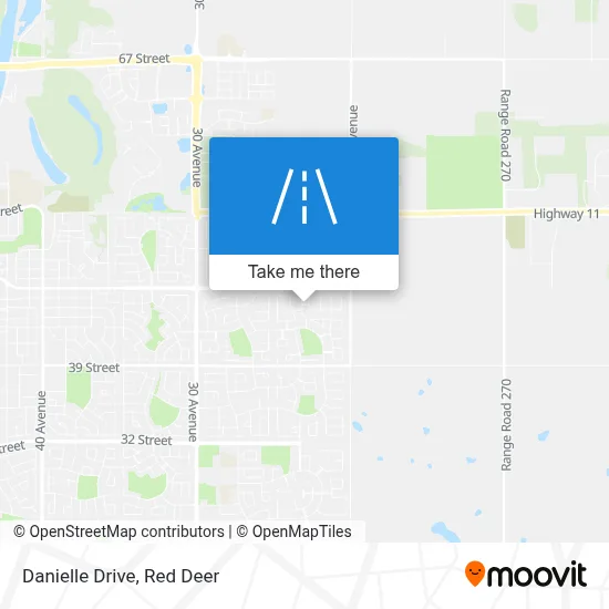 Danielle Drive map