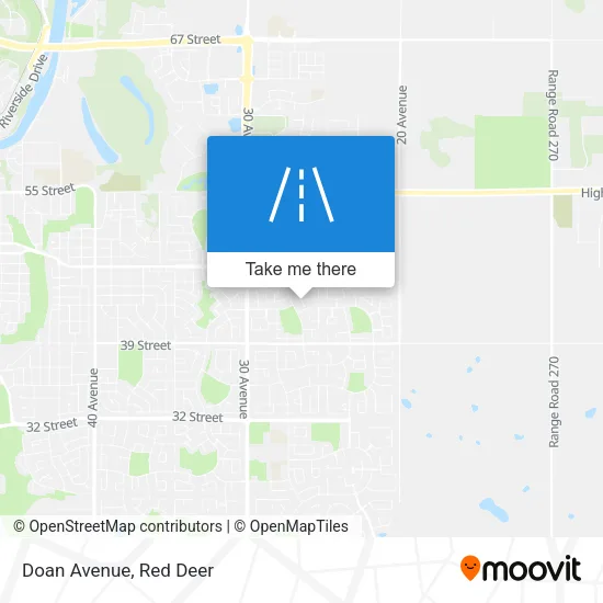 Doan Avenue map