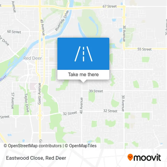Eastwood Close map