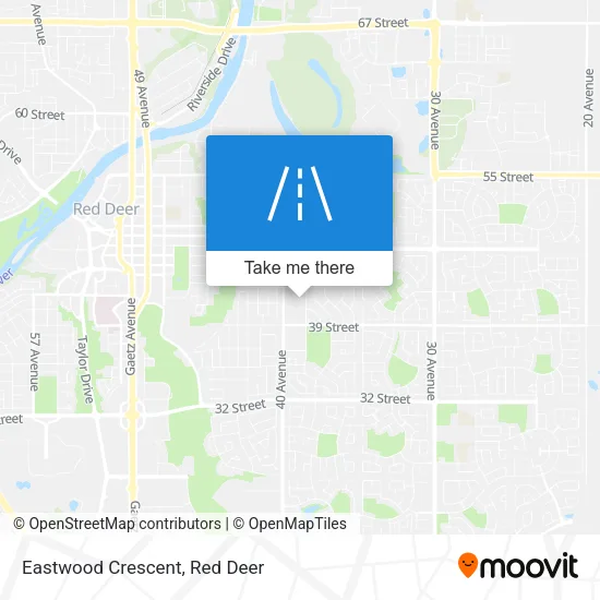Eastwood Crescent map