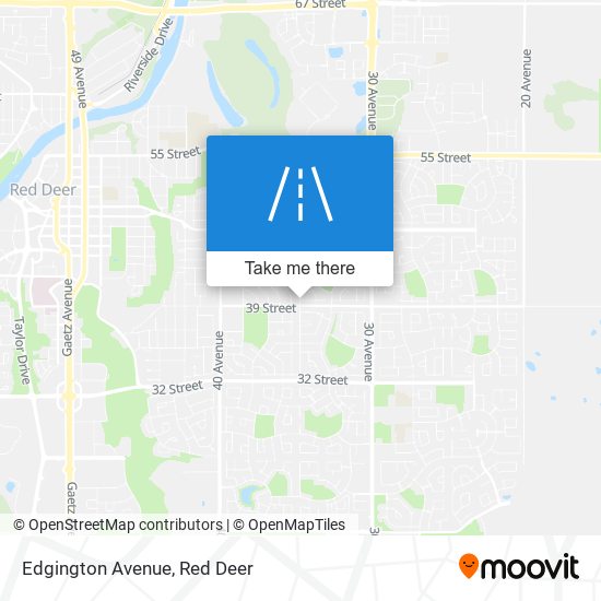 Edgington Avenue map