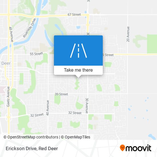 Erickson Drive map