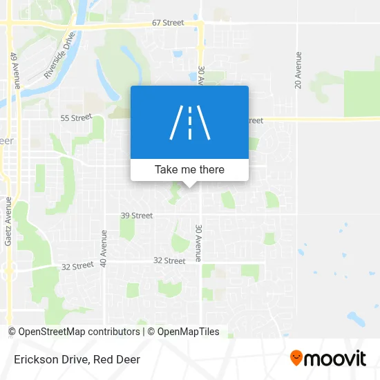 Erickson Drive map