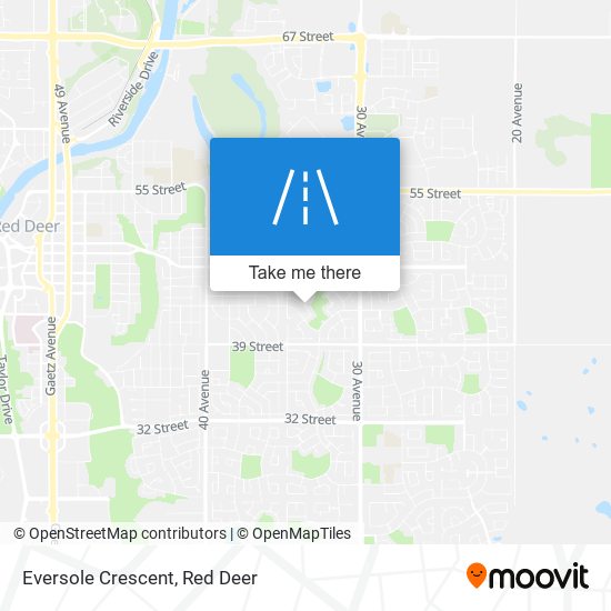 Eversole Crescent map