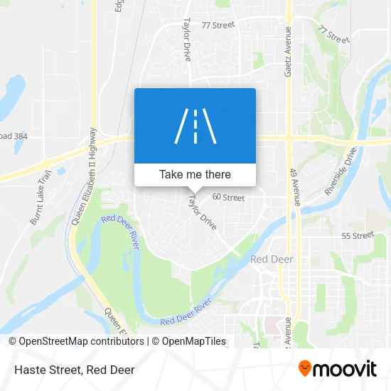 Haste Street map