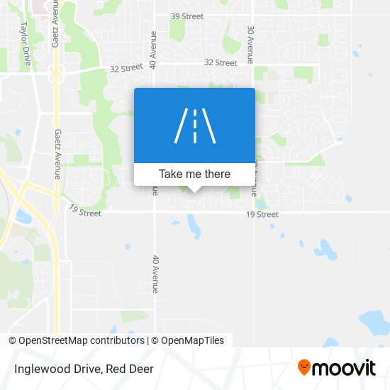 Inglewood Drive map
