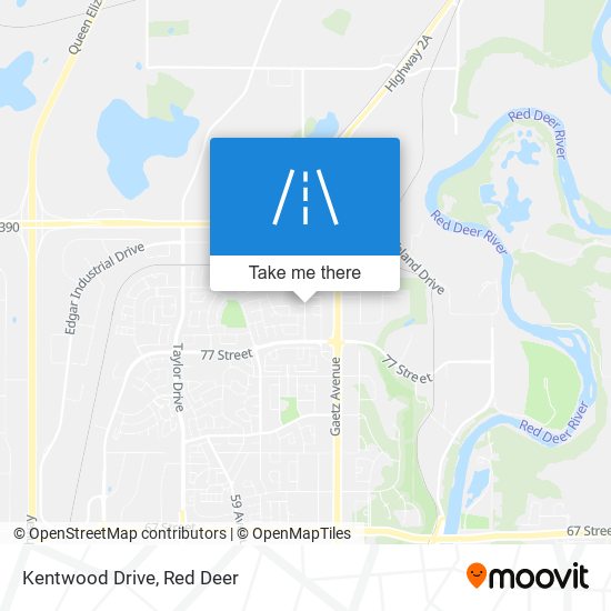 Kentwood Drive map