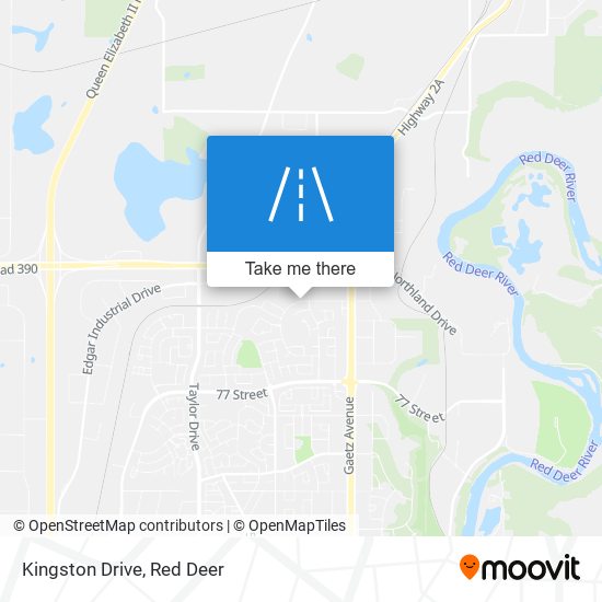 Kingston Drive map