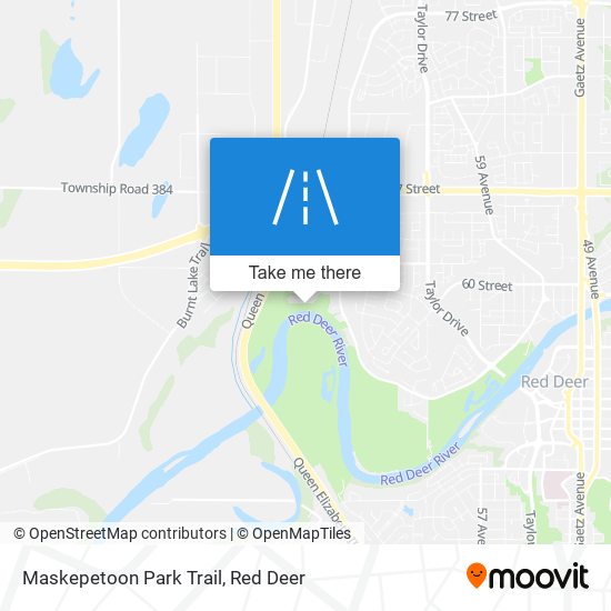 Maskepetoon Park Trail map