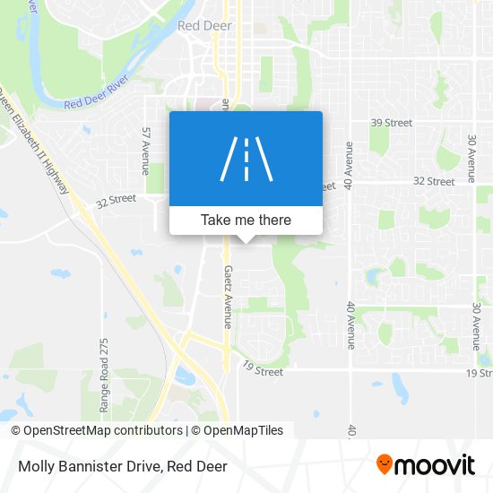 Molly Bannister Drive map