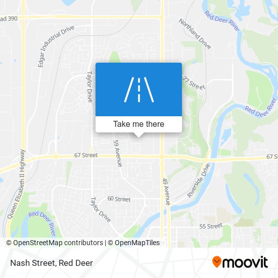 Nash Street map