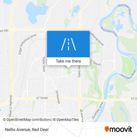 Nellis Avenue map