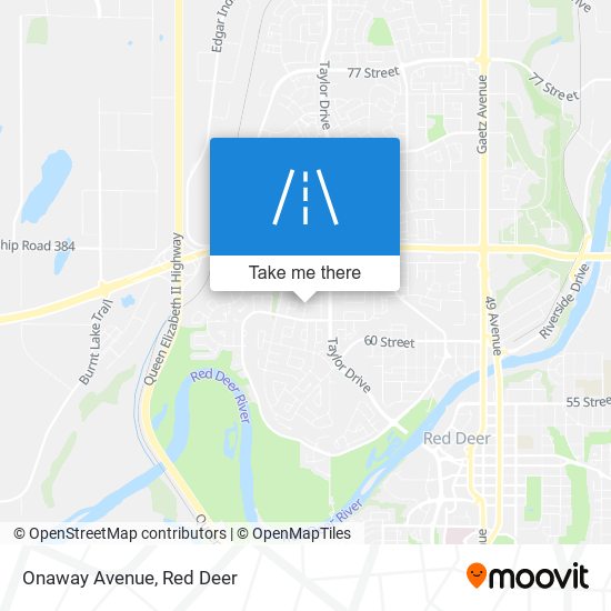 Onaway Avenue map