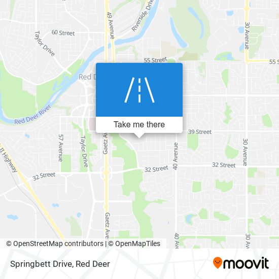 Springbett Drive map