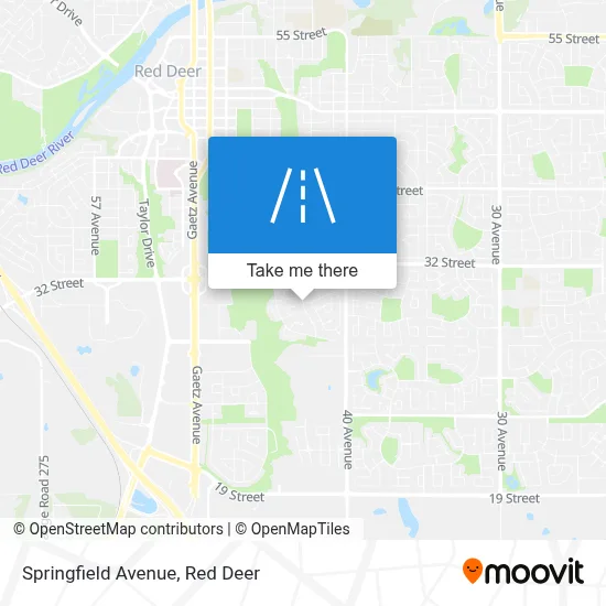 Springfield Avenue map