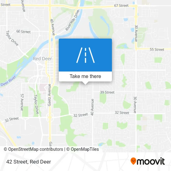 42 Street map