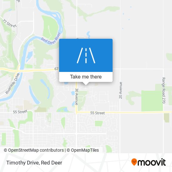 Timothy Drive map