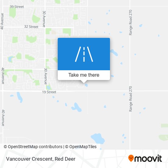 Vancouver Crescent map