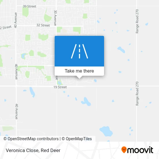 Veronica Close map