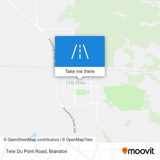 Tete Du Pont Road plan