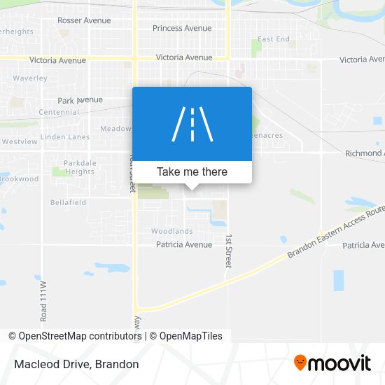 Macleod Drive map