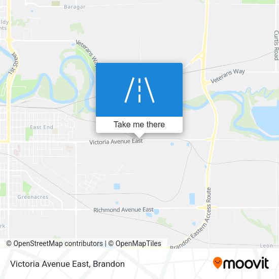 Victoria Avenue East map