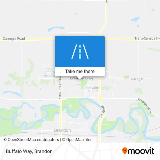 Buffalo Way map