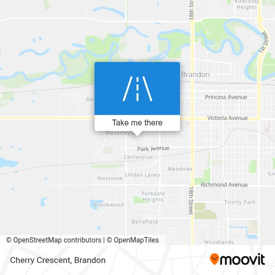 Cherry Crescent map