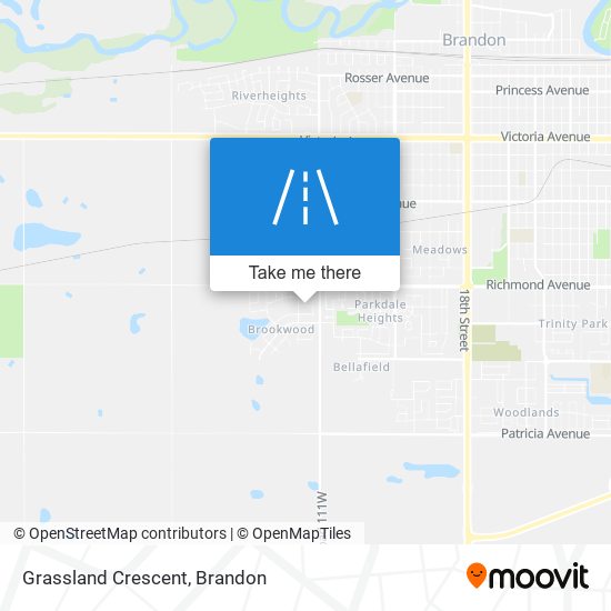 Grassland Crescent map