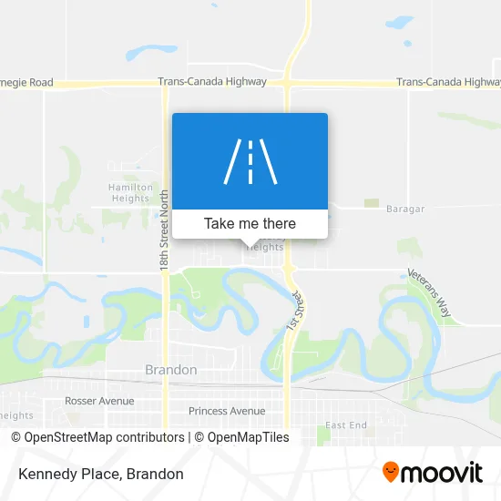 Kennedy Place map