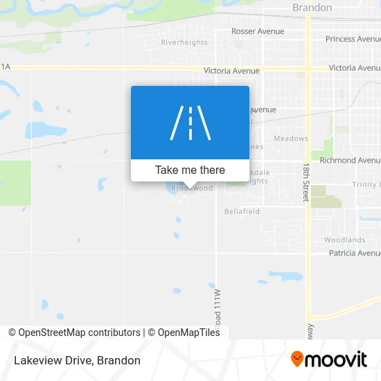 Lakeview Drive map