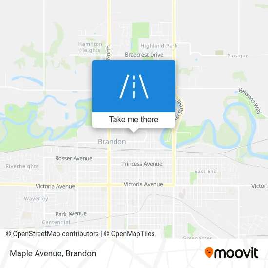 Maple Avenue map