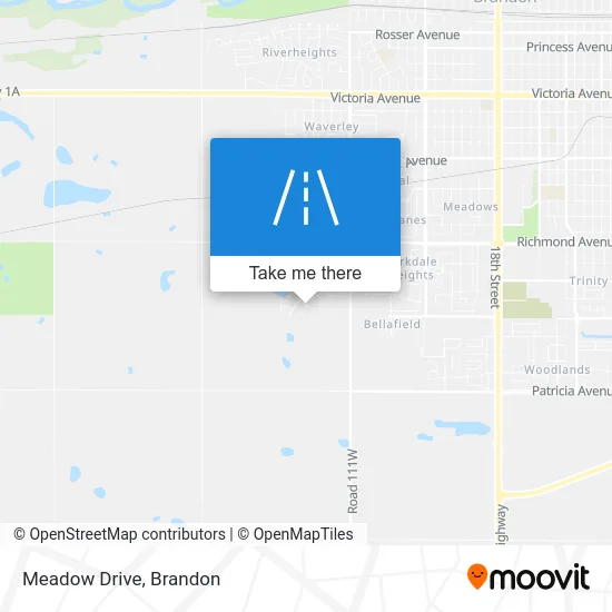 Meadow Drive map