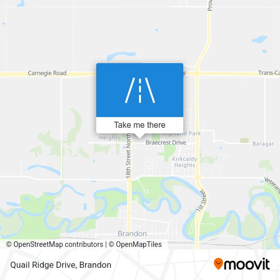 Quail Ridge Drive map