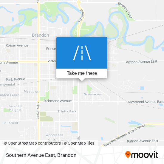 Southern Avenue East map