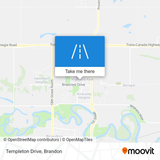 Templeton Drive map