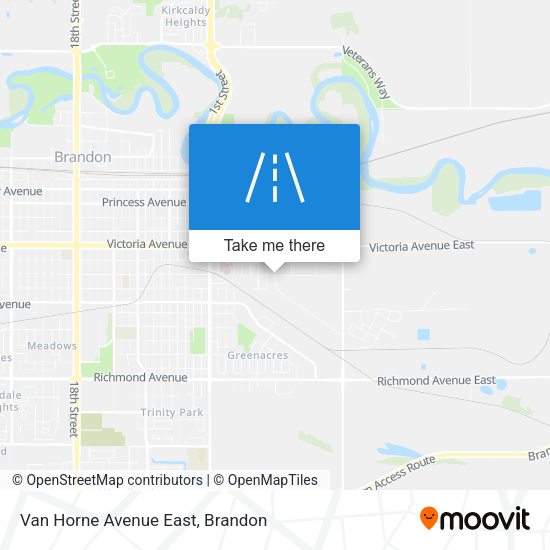 Van Horne Avenue East map