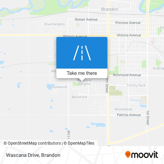 Wascana Drive map