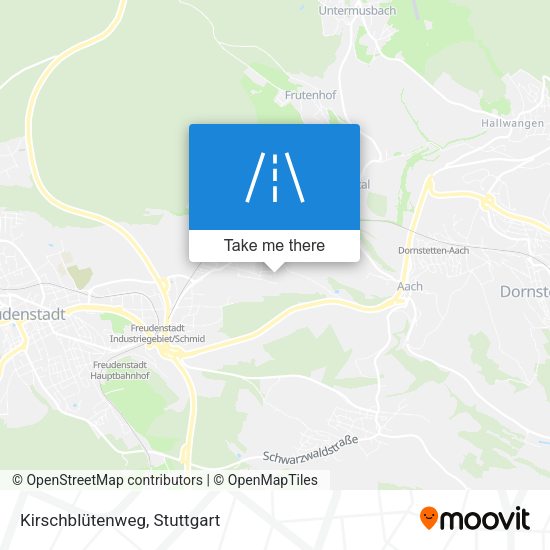Kirschblütenweg map