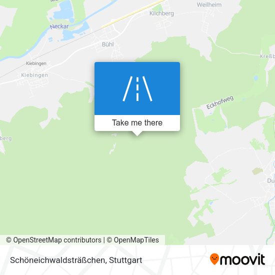 Schöneichwaldsträßchen map