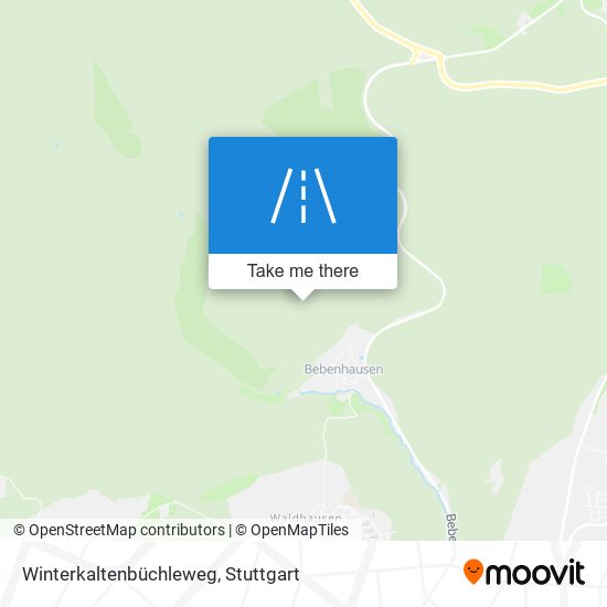 Winterkaltenbüchleweg map