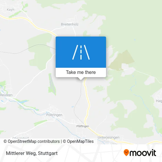 Карта Mittlerer Weg
