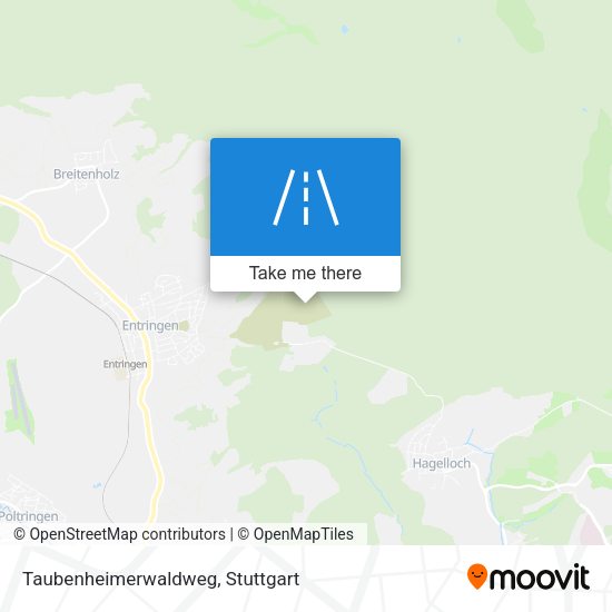 Taubenheimerwaldweg map