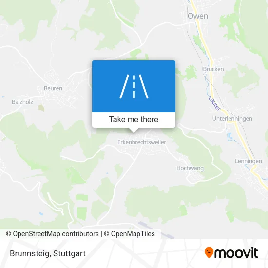 Карта Brunnsteig