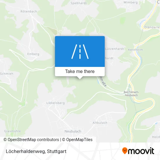 Карта Löcherhaldenweg