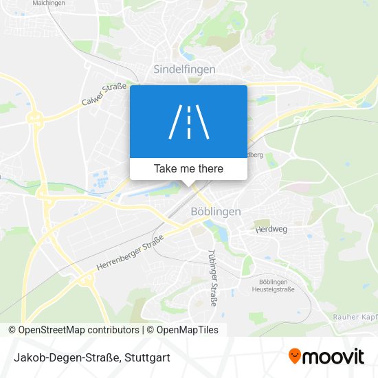 Jakob-Degen-Straße map