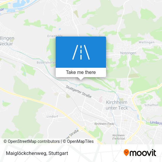 Maiglöckchenweg map
