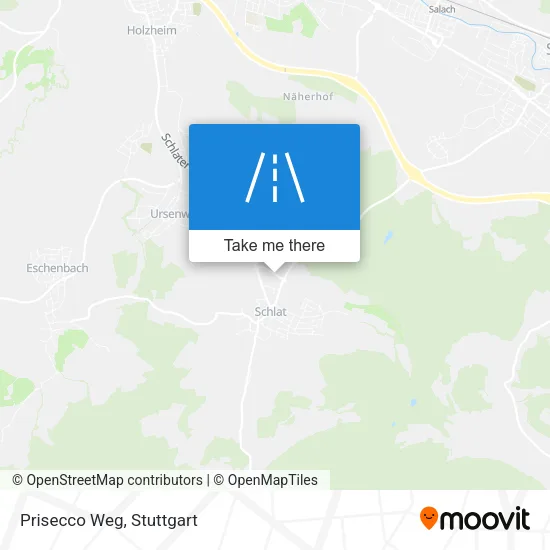 Карта Prisecco Weg